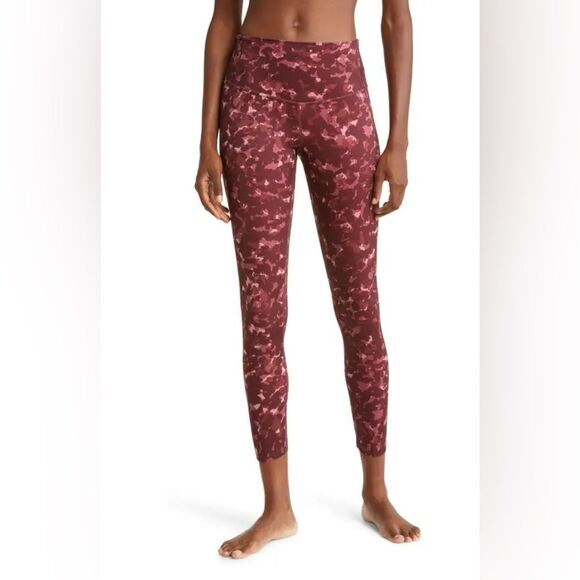 Zella Soft High Waist 7/8‎ Leggings Pink Floral Camo Size Small - Picture 15 of 15